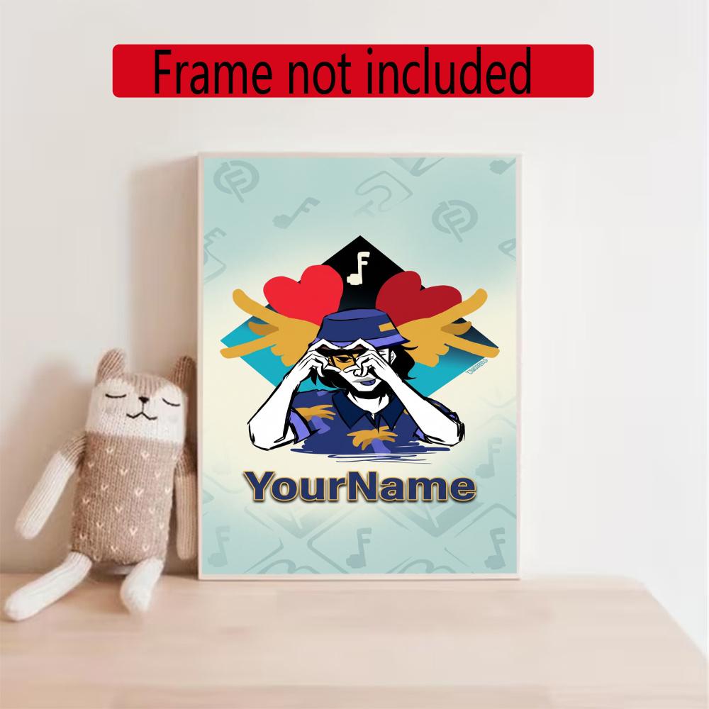 Incredibox Customize Your Name Diamond Painting Round Diamond Diy Frameless Holiday Artwork Suitable For Home Office Wall Decoration