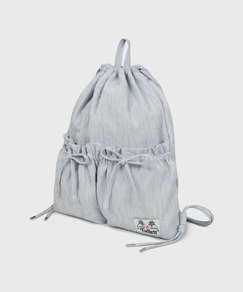 Fallett String Ribbon Gym Sack Sky Blue