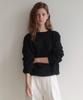 LENAV Esy Cashmere Round Knit (Black)