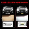 2Pcs Car H3 Led Fog Lights High Power Lamps Daytime Running Light Bulbs Super Bright 6000K White Lamp