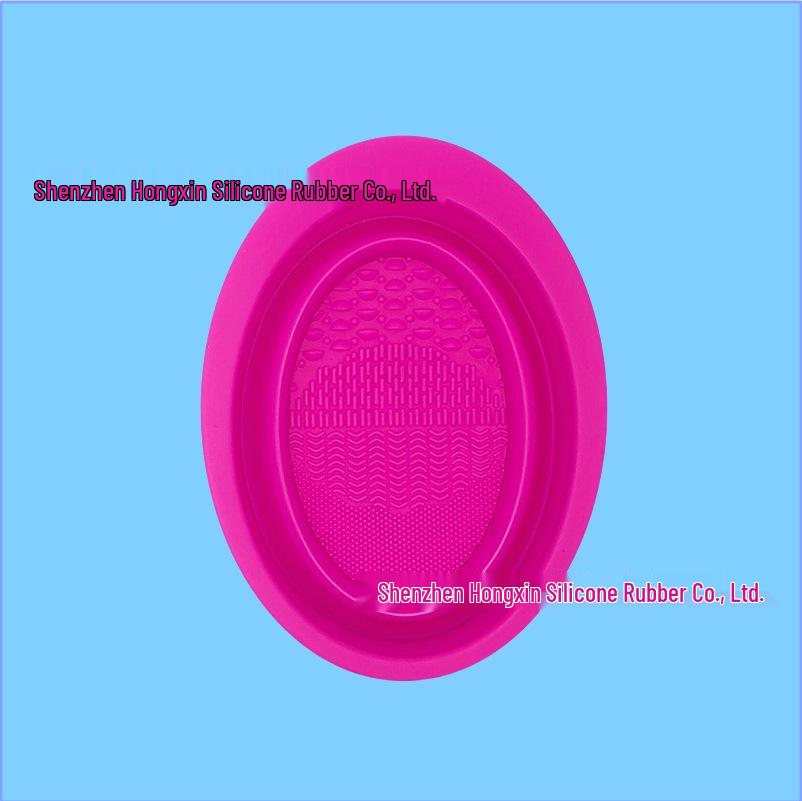 Silicone Makeup Brush Cleaning Bowl & Puff Pad Artifact