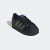 adidas Superstar LED-Licht Komfortverschluss Kindersneaker [IH6388-CBLACK/CBLACK/RED]
