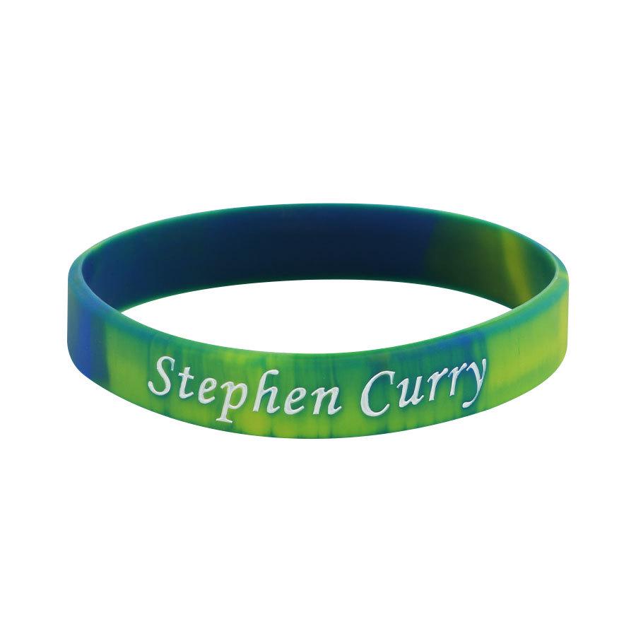 Douyin Popular NBA Star Signature Luminous Silicone Sports Bracelet/Wristband