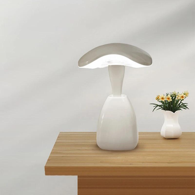 LED Small Table Lamp Portable USB Charging Dimmable Touch Rechargeable Flower for Home Lamp Bedroom Bedside Decor Night Lamp