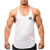 Sommer Herren Strand und Schwimmen Ärmelloses T-Shirt Baumwolle atmungsaktive coole Weste Muscle Gym Bodybuilding Fitness Tank Top