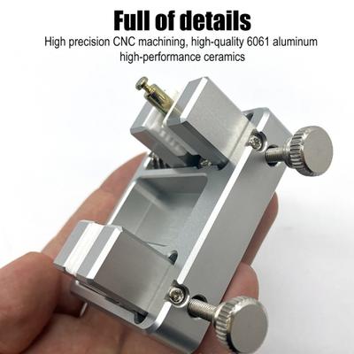 Welding Fixture Heavy-Duty Aluminum Welding Clamp Stable Wire Clamp Adjustable 11mm Jaw Soldering Jig Jewelry Soldering Station Accessory