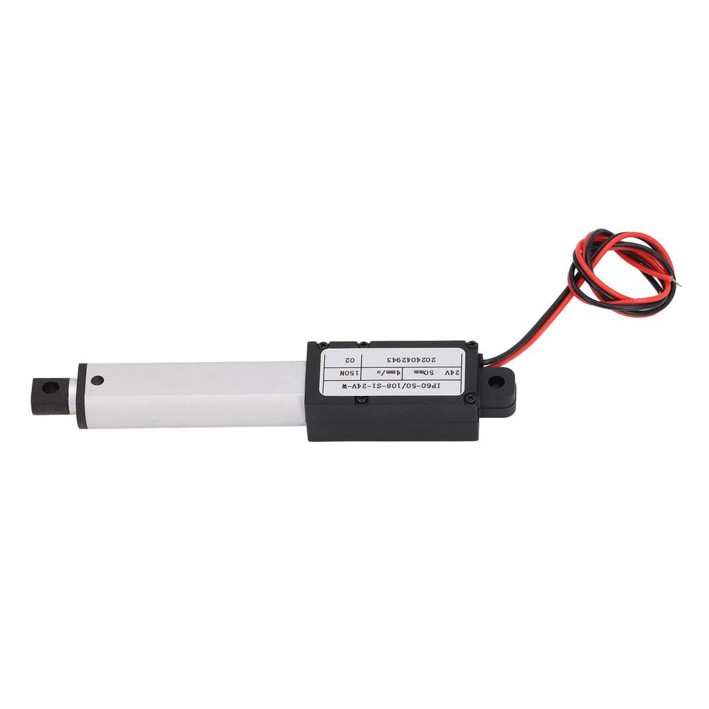 Micro actuator liniar electric Mini actuator telescopic de mișcare mică 150N 50mm cursă DC24V 4mms