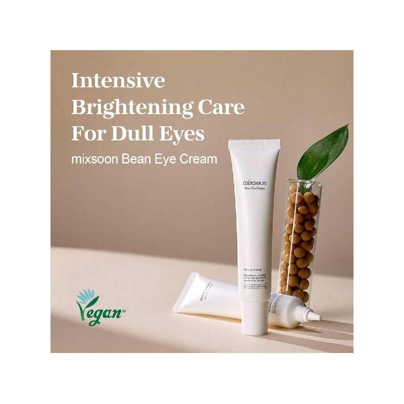 Mixsoon Bean Eye Cream Moisturizer With Mild Soothing Beans Korean Skin Care  / 20ml