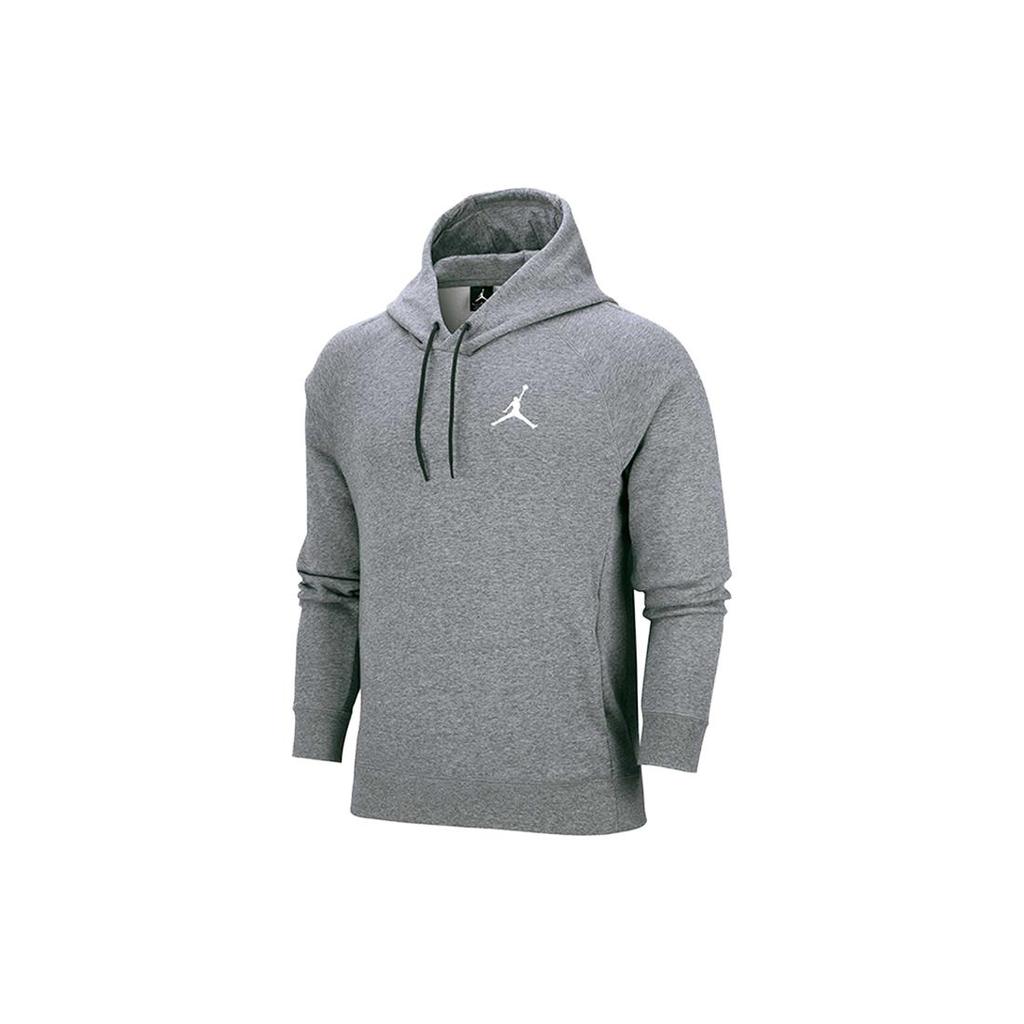 Jordan Sweatshirts Men's Gray Hooded Moderate Regular 823067-091