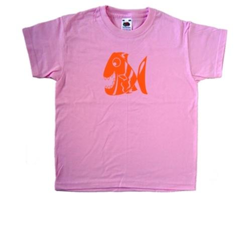 Jolly Fish Pink Kids T-Shirt