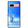 Per Google Pixel 7a 5G Custodia 6.1" Cover Fiori Bordo Nero Silicone TPU Morbida Cover Posteriore Per Google Pixel7a 2023 Custodia Telefono Fundas