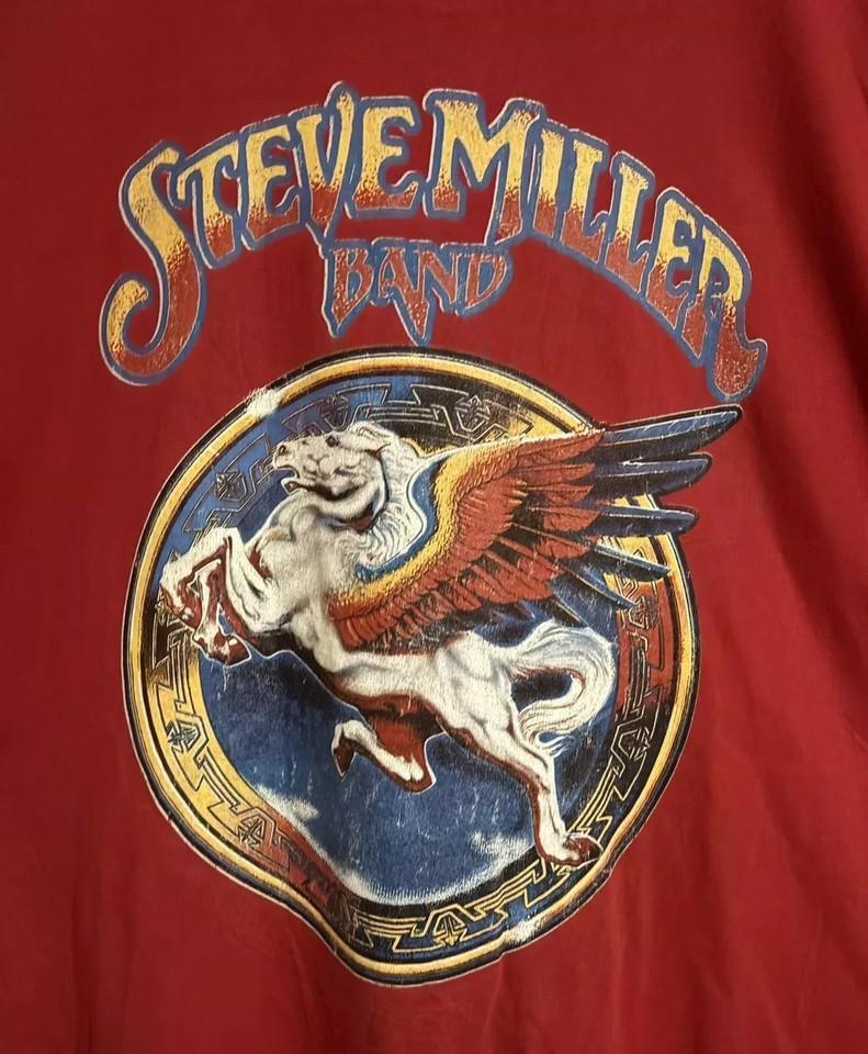 

Steve Miller Band Red Short Sleeve T Shirt Full Size S5XL Unisex T-Shirt S