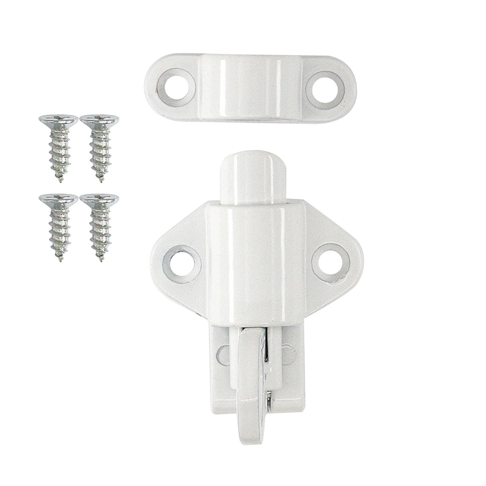 

Aluminum Door Latch Lock Door Security Slide Latch Lock Door Lock Security Window Gate Lock With Screws For Home Window Doors серебряный