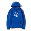 Xo Logo The Weeknd Černá Unisex Dámská mikina Tumblr Mikina Unisex Mikina Letní fleece 100% Bavlna Unisex Teplá Mikina