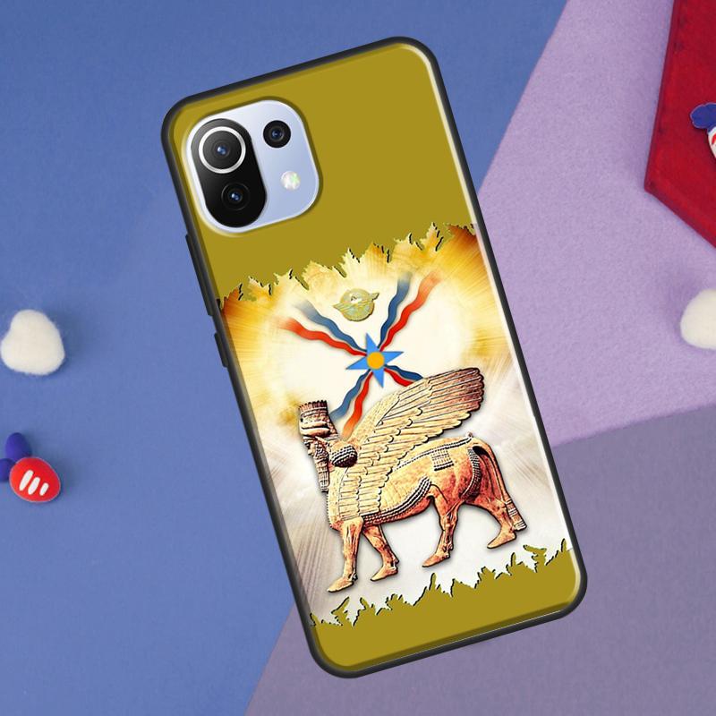 

Assyria Flag Assyrian Cover For Xiaomi 14 Ultra 13 11T 12T 13T 14T Pro POCO X7 X6 Pro X3 X5 F3 F5 M6 F6 Pro Case POCO X5