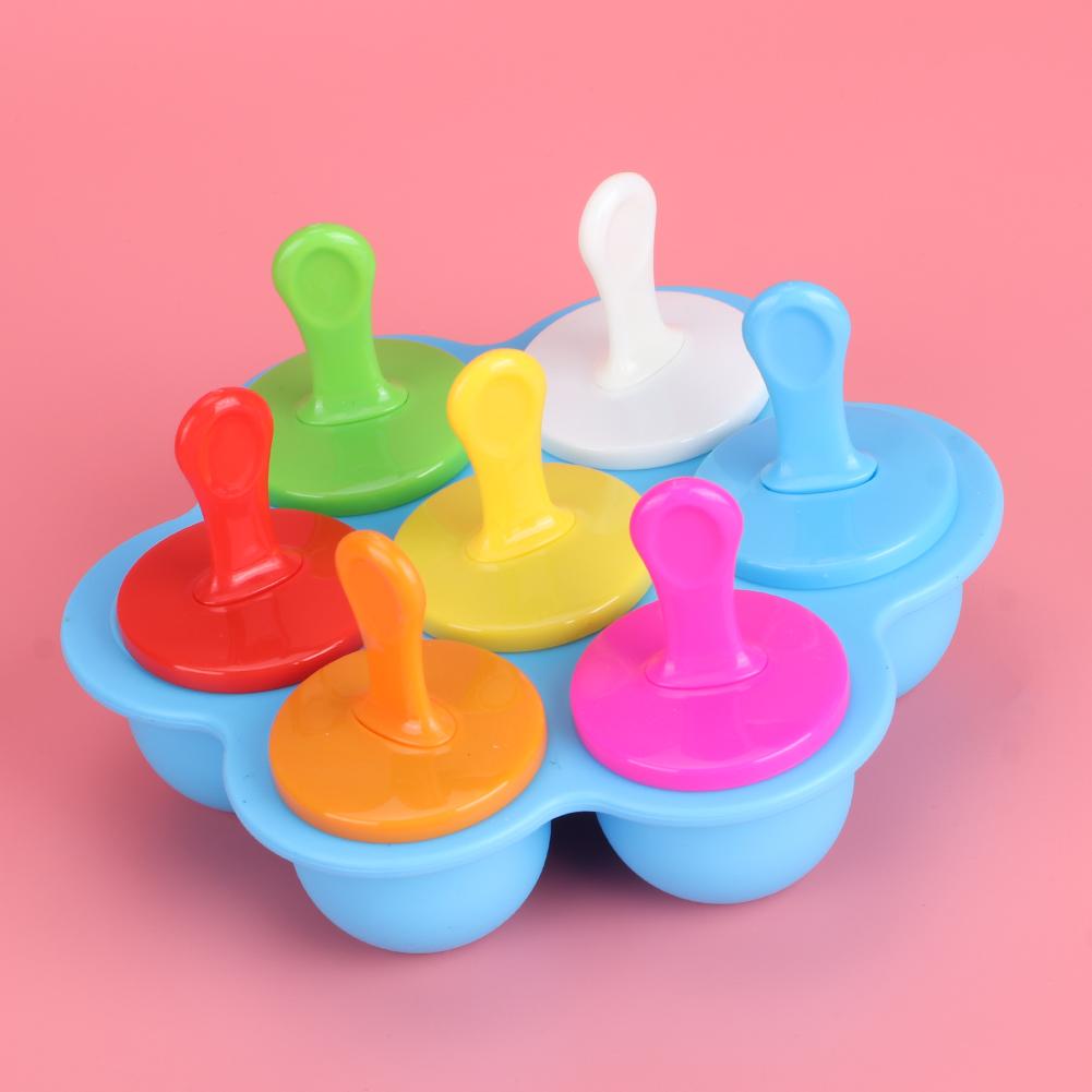 Household Reusable Silicone Ice Cream Molds   Making Mold Tool Kitchen Supplies