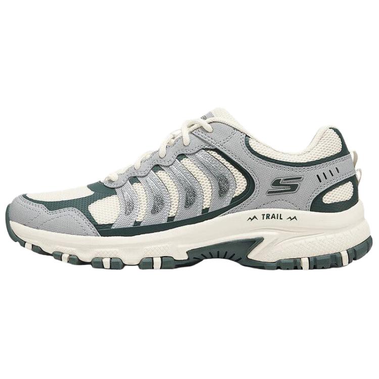 Skechers Adventurer Comfortable Fashion Low-Top Running Shoes Women sneaker Light-Gray Green 180069-GYWG 36