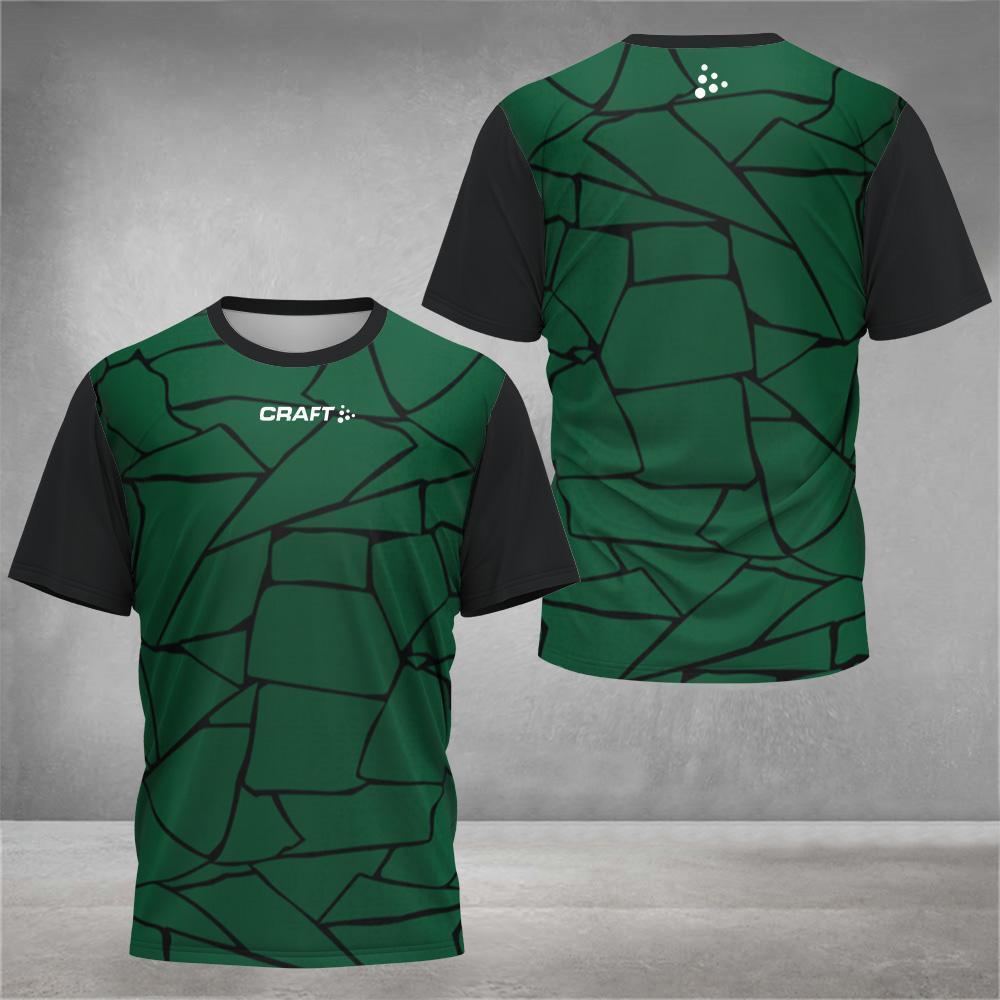 2026 New Summer Outdoor Leisure Men's Hiking Sports Letter Printed Comfortable and Breathable Round Neck T-shirt