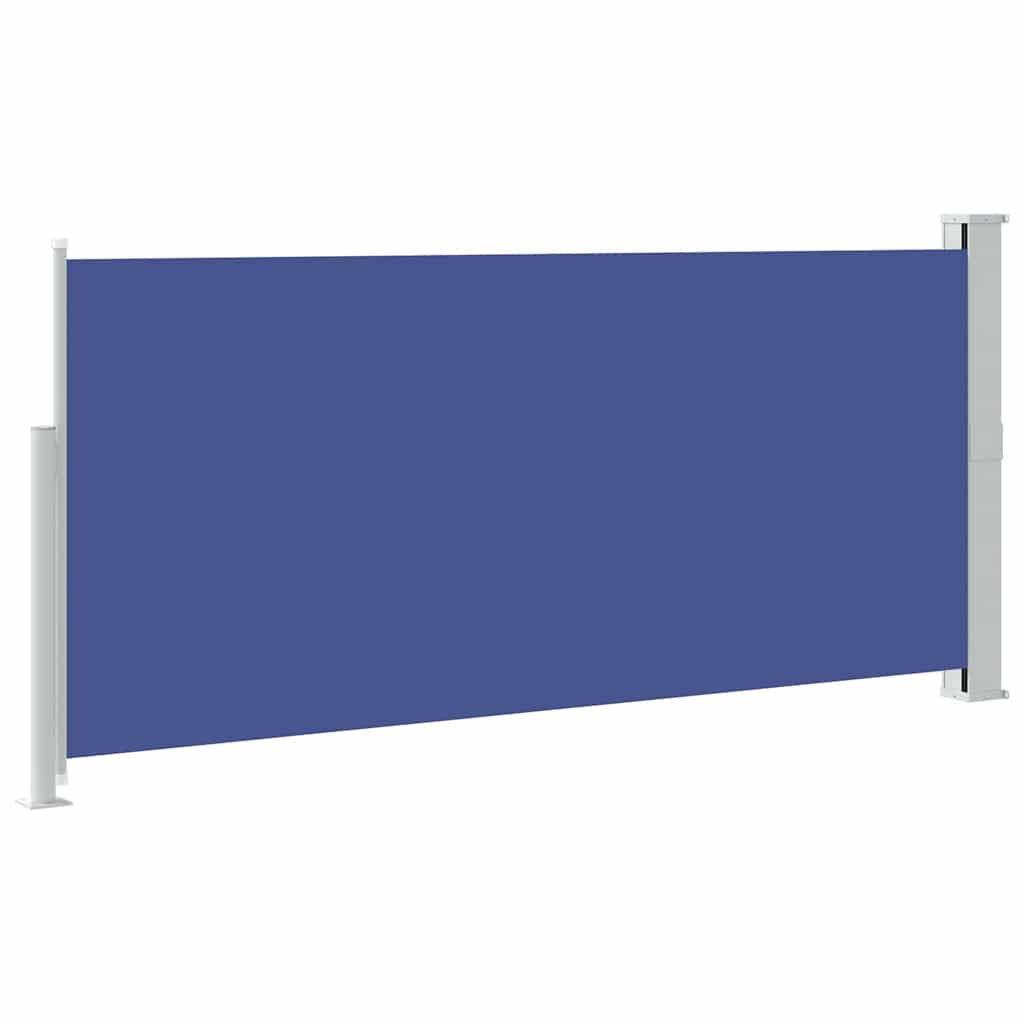 Retractable Side Awning 140 x 300 cm Blue