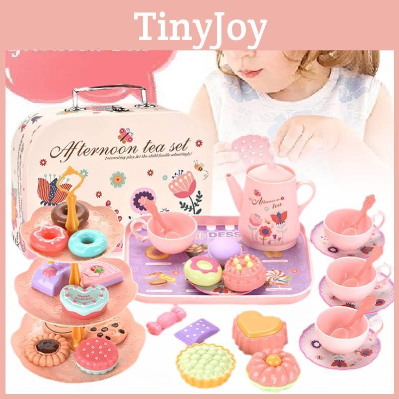 Delightful Pretend Play Kitchen Set With Realistic Food And Dessert Accessories Gift Box