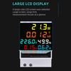 D52-2066 Multifunctional Digital Meter Single-Phase Voltage Current Power Meter Equipped With Full-View LCD Color Display