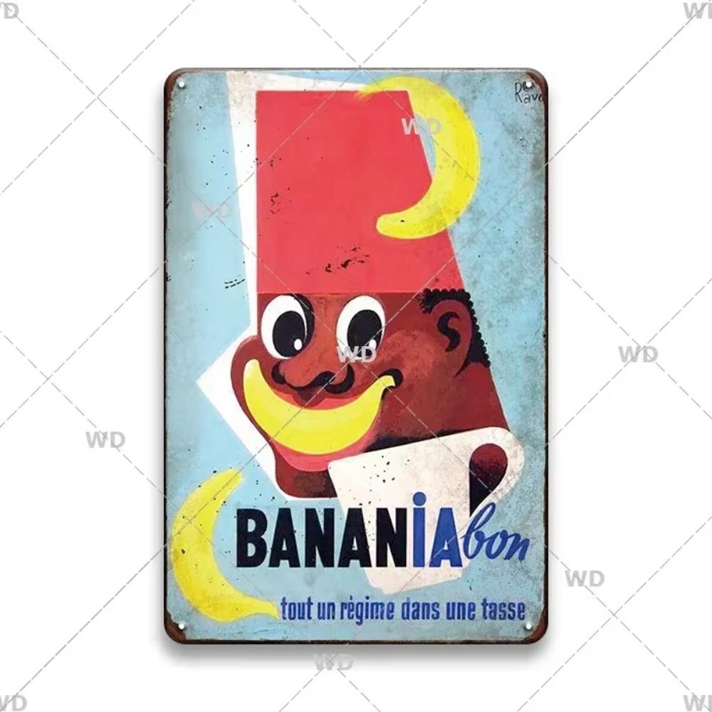 Chocolat Hot Drink Metal Poster Vintage Art Plate Signs Wall Deco Tin Sign Print Plaques Exquisite Crafts Decor Piece