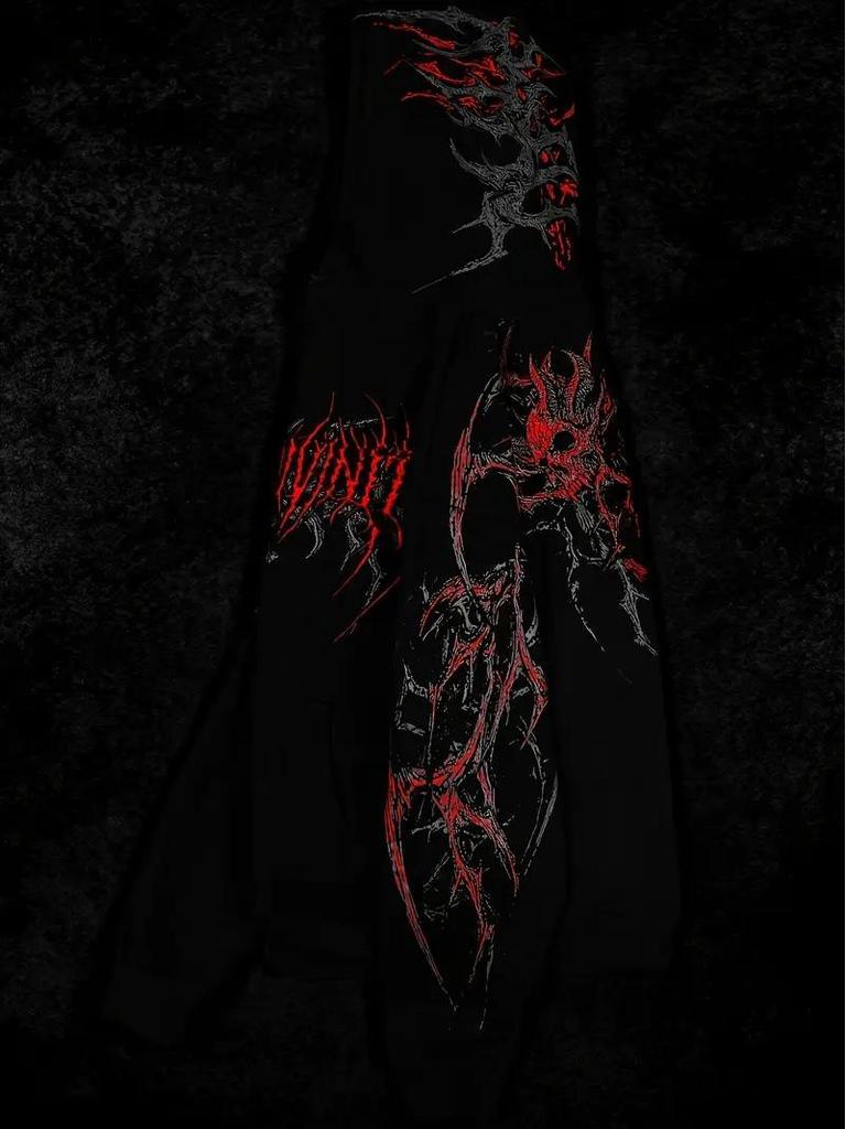 Breathedivinity Herbst Herren Kapuzenjacke mit Print in Übergröße