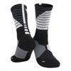 Professional Actual Combat Basketball Socks Men'S Medium Tube Thickened Towel Bottom Elite Running Socks Sweat-Absorbing Breathable Sports Socks Men
