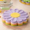 Daisy Flower Shape Cup Coaster Silicone Slip Insulation Pad Cup Mat Hot Drink Holder Mug Stand Home Table Decorations Kitchen Accessory