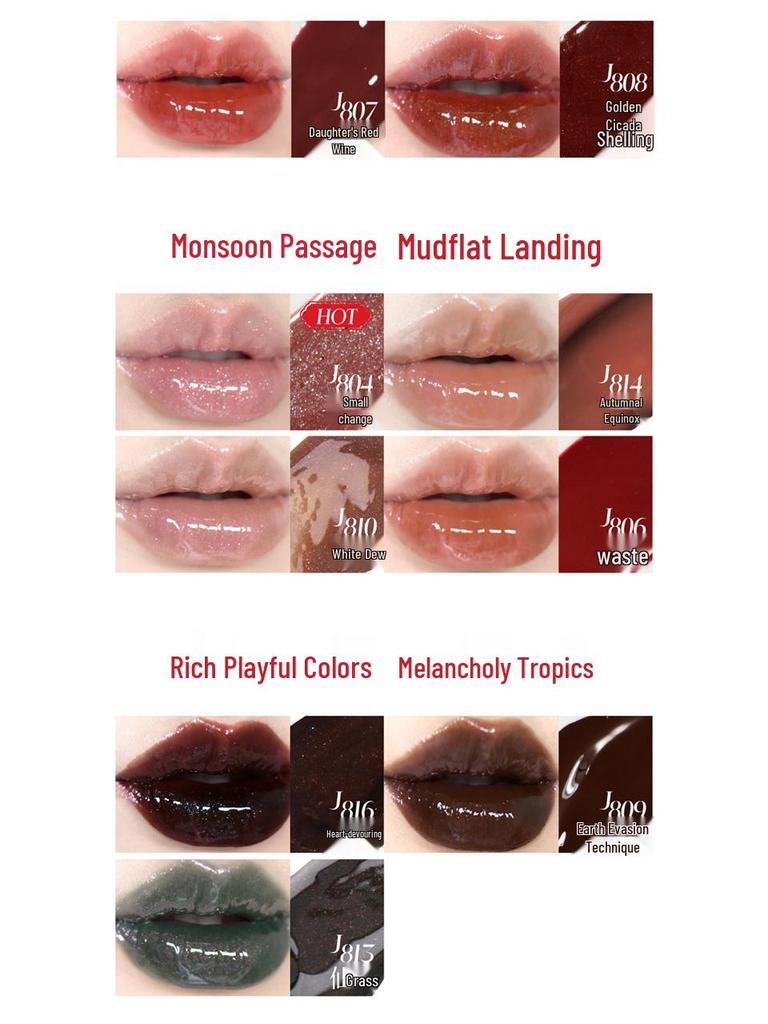 Girlcult Gouqi Lipgloss & Japanisches Rouge Set - Nanyang Holiday Edition, Qixi Geschenk