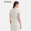 PORTS Women's Belted Midi Dress