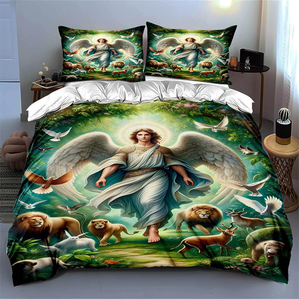 Angelic Nature Scene. Bedding Duvet Cover Sets Duvet Covers Pillowcases Gifts (1 * Duvet Cover 2 * Pillowcases, Without Duvet Insert)