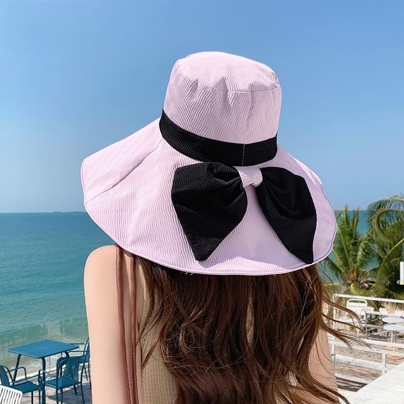 Cotton Sun Hat With Large Brim For Summer Outdoor Sun Protection Women