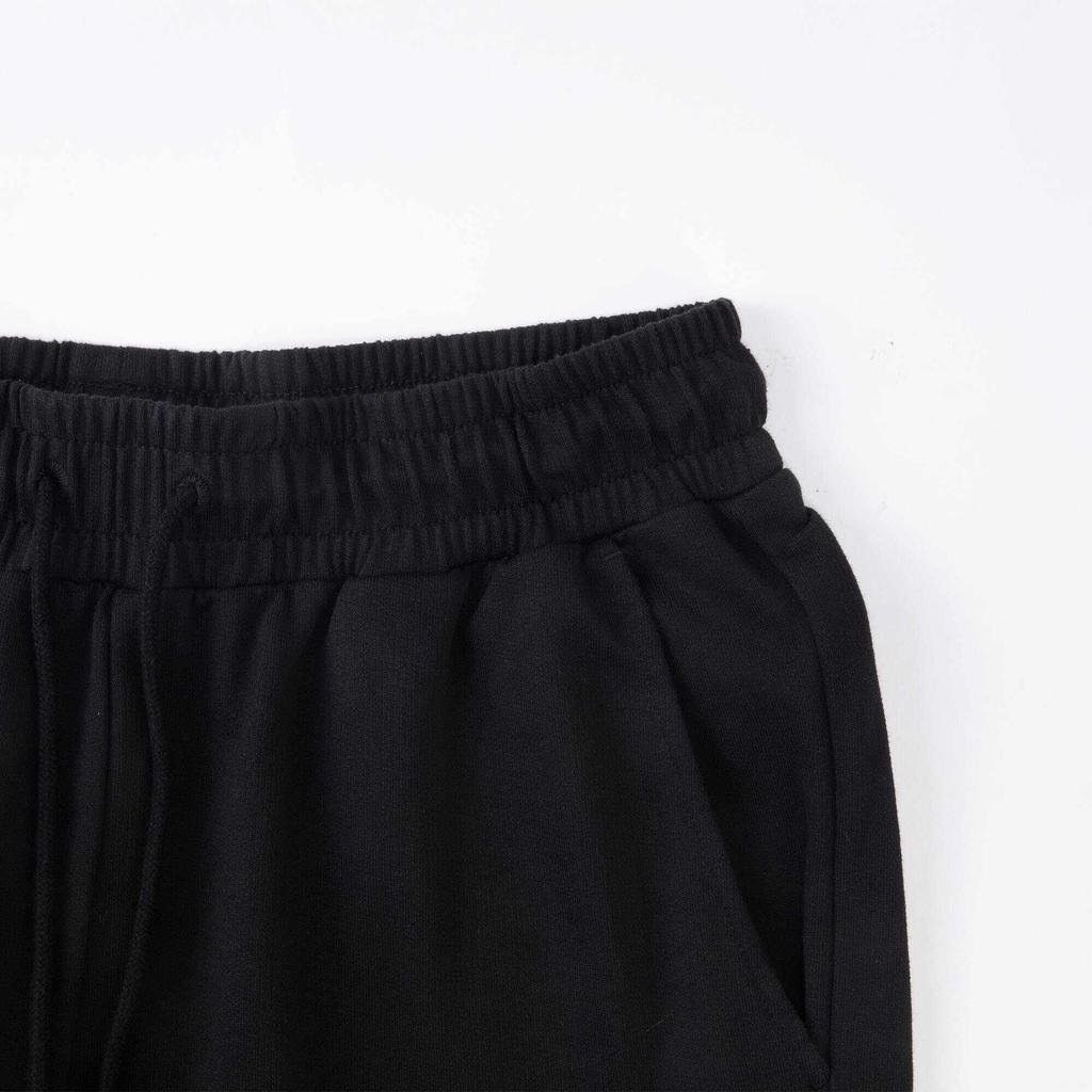 Puma CC Knit Pants Solid Color Embroidered Logo Drawstring Mid Waist Cuffed Casual Pants Unisex pants Black 539625-01