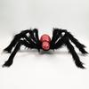 Plush Black Spider Halloween Decor - Haunted Venue Prop