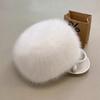 Winter Fluffy Imitation Fur Thickened for Keep Warmth Plush Bucket Hats Women Fashion Outdoor Skiing Ear Protection No Eaves Hat