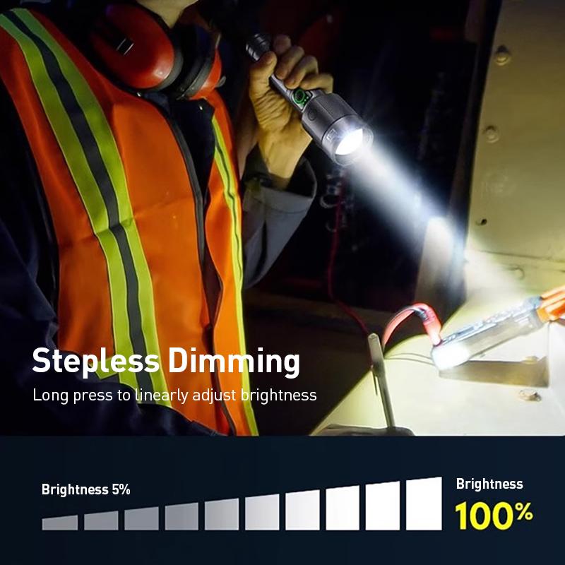Philips Flashlight SFL2101P SFL2101P Telescopic Zoom Flashlight 1300 Lumens Beam Distance (Max) 800 Meters