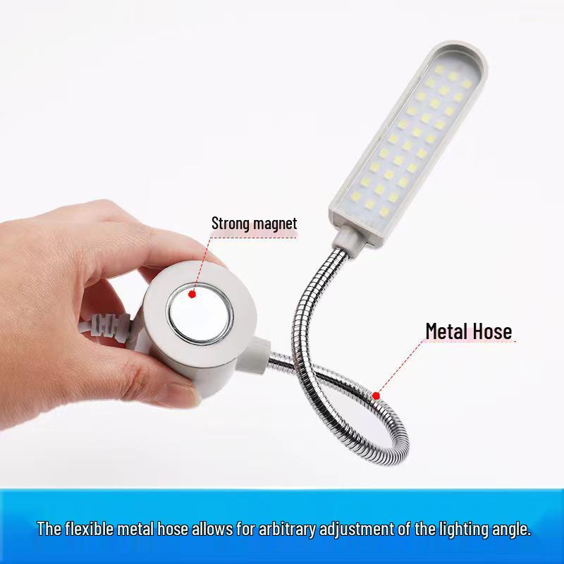 Strong Magnetic LED Sewing Machine and Computer Needle Light with Eye Protection