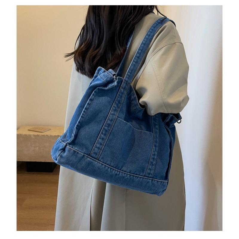 New Cowboy Tote Bag Women Fashion Simple Hundred Shoulder Bag Travel Casual Crossbody Bag