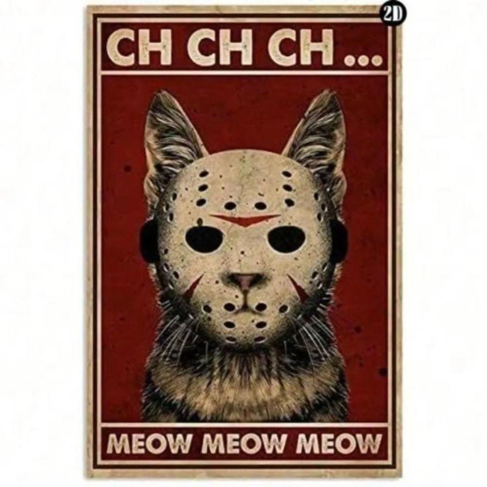 Retro Metal Tin Sign 20x30cm, Funny Wall Art Decor for Living Room Bar Cafe