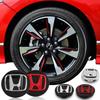 58/69MM 4Pcs Car Styling Wheel Center Cap Hub Covers Auto Exterior Accessories  For Honda Civic XR-V HR-V Accord Odyssey Spirior