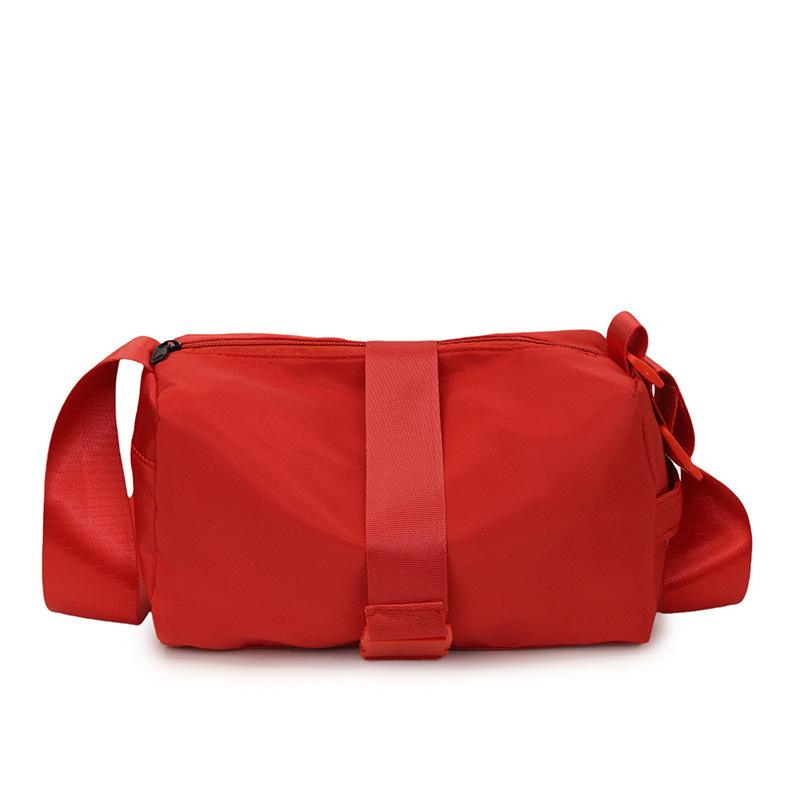 Oxford cloth messenger bag fashion high-end fitness bag women's small horizontal casual solid color shoulder toast bag