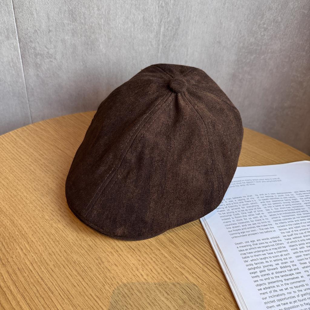 Collection Retro Autumn Beret With Dyeing Process For Casual Fashion Creative