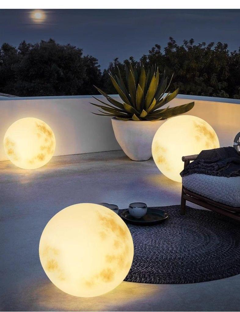 Solar-Powered Waterproof Moon Lamp for Garden, Lawn & Courtyard Decoration