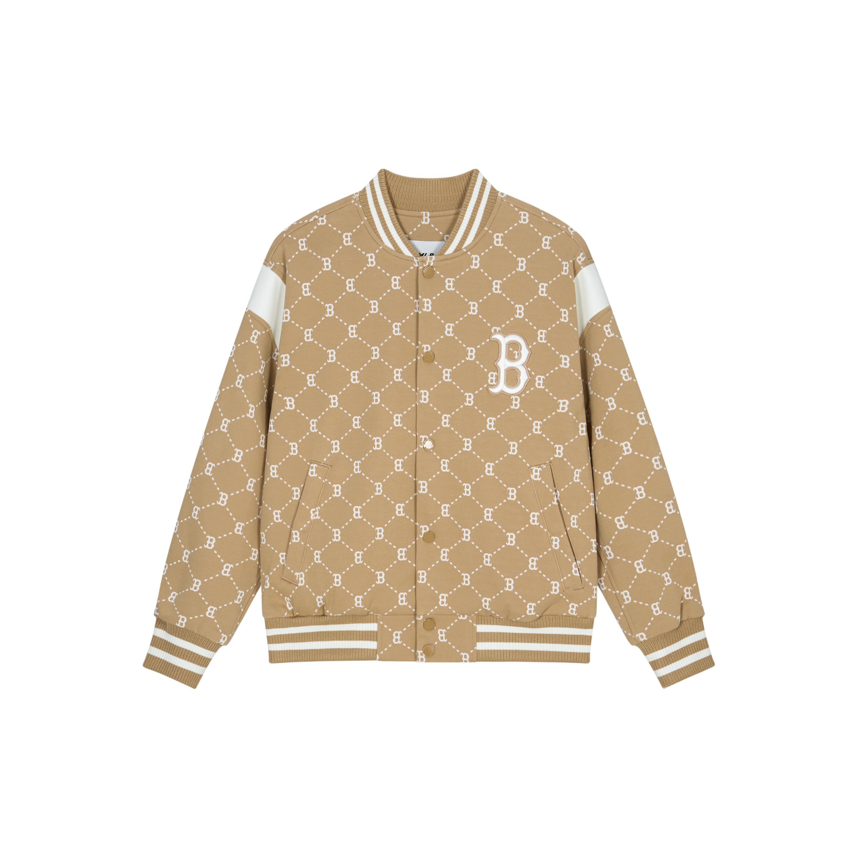 

New MLB SS24 Baseball Jacket Unisex Light Camel 3AJPM0641-43CAL L