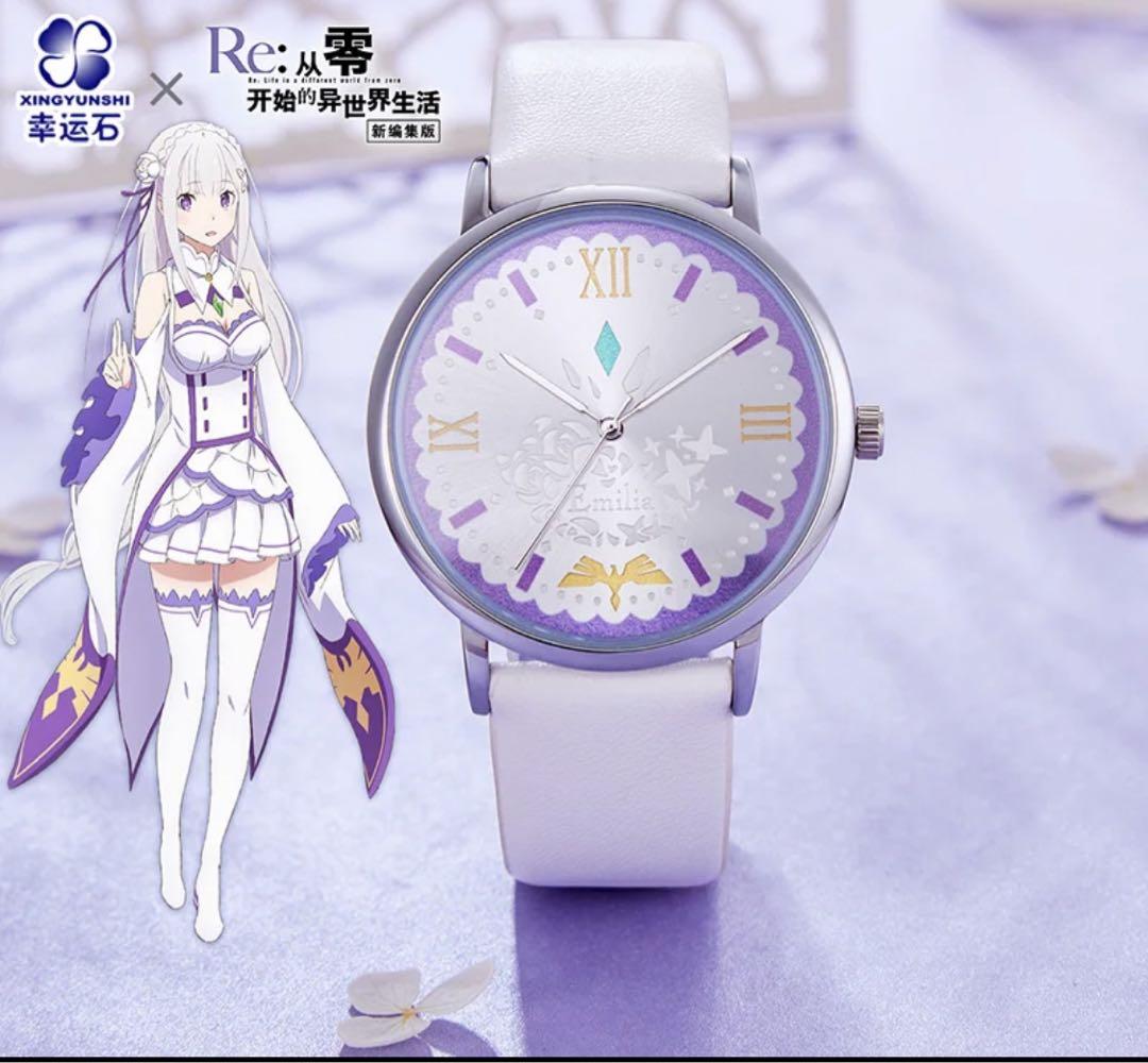 

[Б/У] Эмилия Леди Ре:Часы-коллаборация Zero Lucky Stone Overseas Limited Аниме