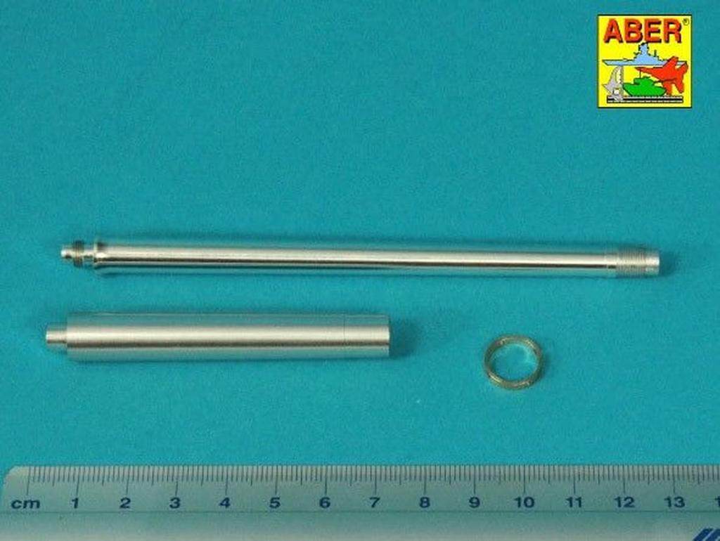ABER German Pak40 Barrel Without Muzzle Plastic Model Parts 16L29 1/16 7.5cm Brake, (tank)