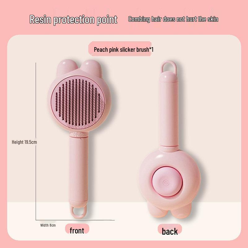 

Pet Grooming Brush for Cats: Long-Haired Ragdoll & Dog Hair Remover Tool
