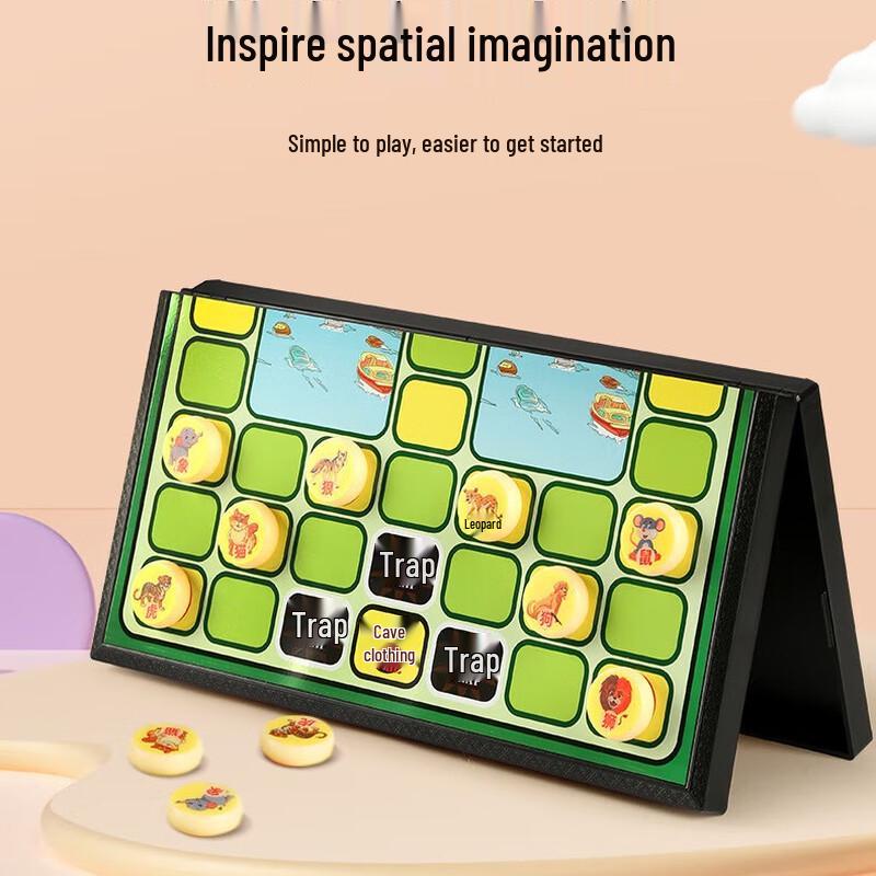 Brangdy Magnetic Animal Chess Set