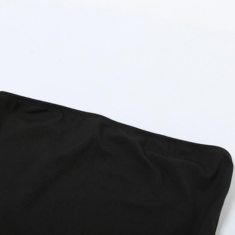 New Fashion Sleeveless Off Shoulder Pleated Dresses,Strapless One-pieces Pleated Dress,Casual Women's Tops and Skirts Set,Sexy Dress Clothing